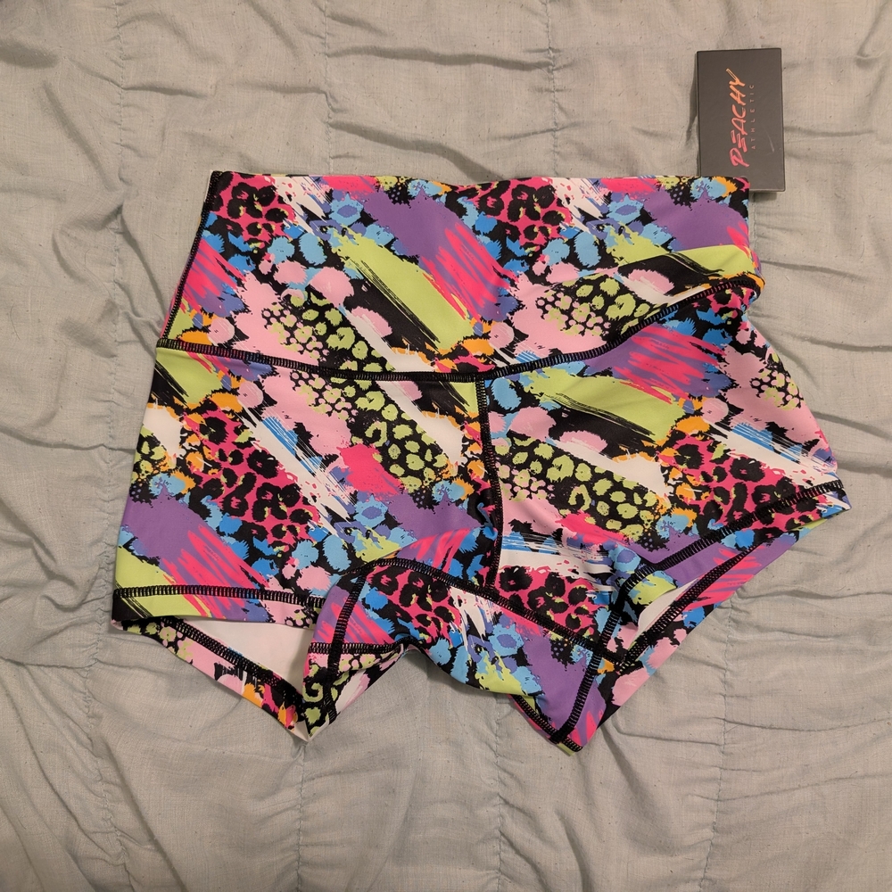 NWT Peach Women's Vibrant Athletic Shorts